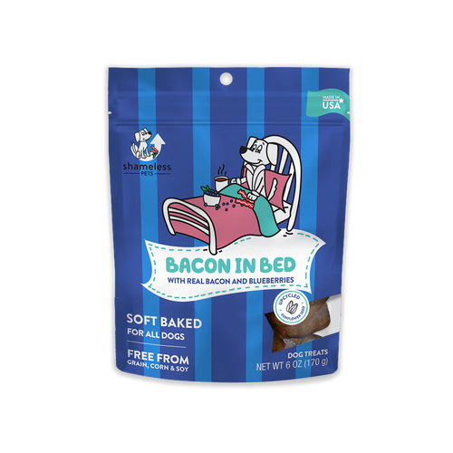 Shameless Pets Bacon in Bed Soft Baked Dog Treats