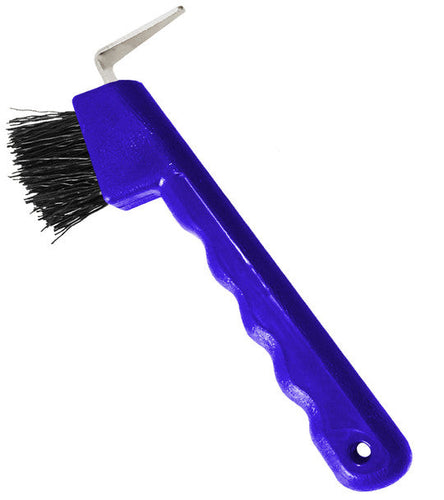 Jacks Hoof Pick with Brush Grooved Handle