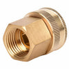 Green Thumb Threaded Pipe To Hose Connector Brass Swivel Double Female