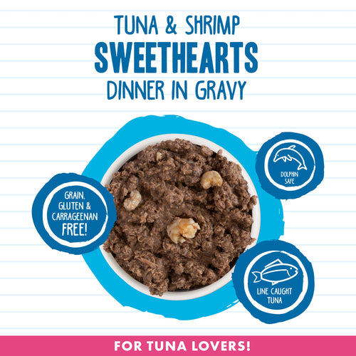 Weruva BFF Tuna & Shrimp Sweethearts Canned Cat Food