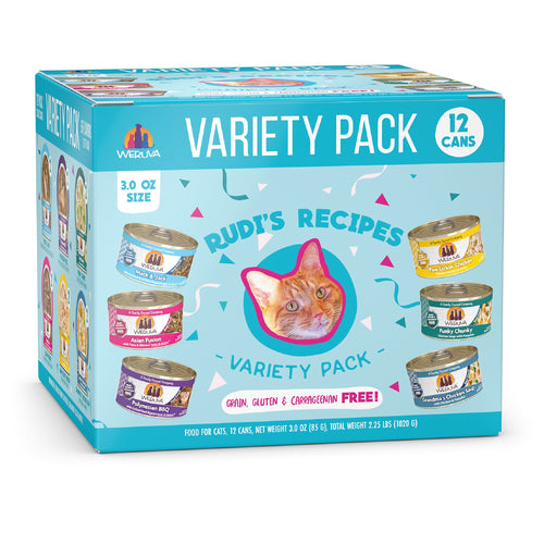 Weruva Classic Cat Food, Rudi's Recipes Variety Pack