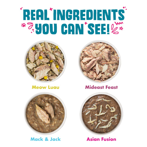 Weruva Classic Cat Food, Seafood and Eat It! Variety Pack