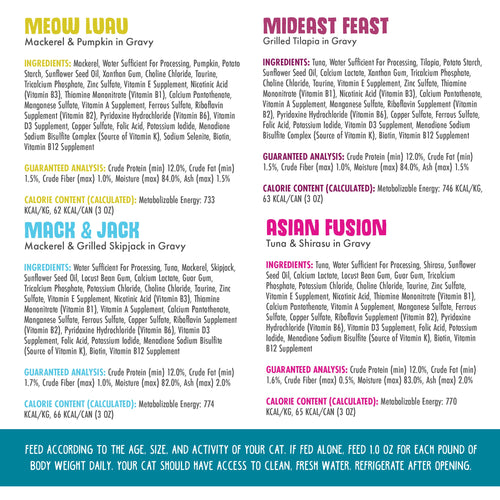 Weruva Classic Cat Food, Seafood and Eat It! Variety Pack