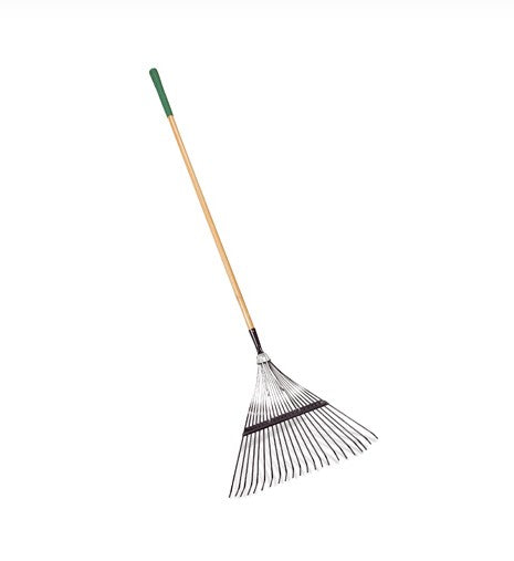 Green Thumb Lawn & Leaf Rake Steel Tines Wood Handle - Pittsburgh, PA ...