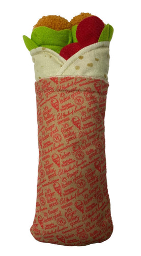 Ethical Pet Spot Kentucky Fried Chicken Plush Chicken Wrap Dog Toy