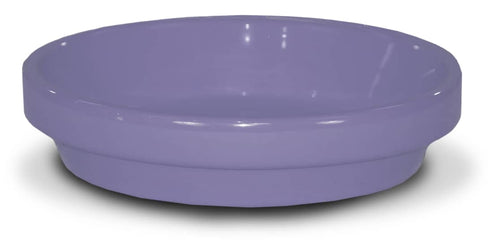 Ceramo Lilac Clay Powder Coated Ceramic Saucer