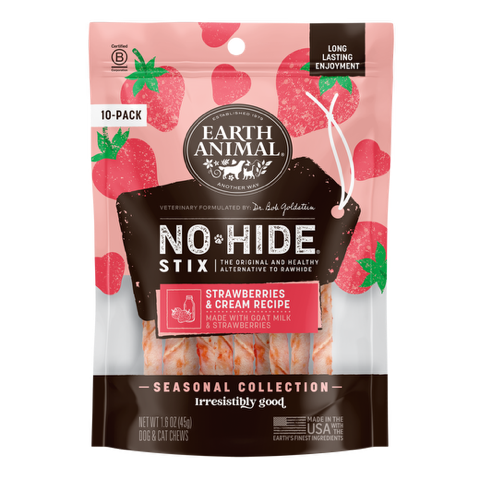 Earth Animal No-Hide® Seasonal Collection Strawberries & Cream Stix