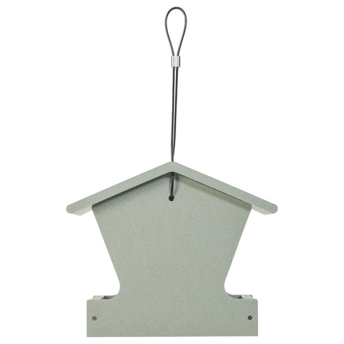 Birds Choice Small Hopper Feeder in Sage Green Recycled Plastic