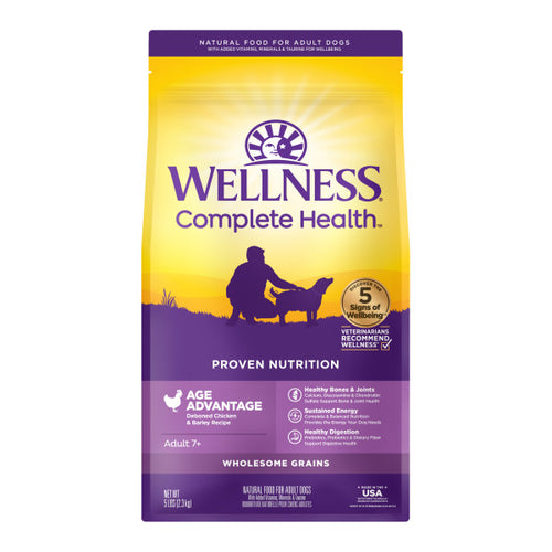 Wellness Complete Health Grained Senior Chicken & Barley Dry Dog Food