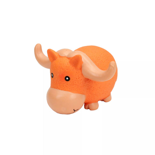 Coastal Pet Rascals Grunt Toys Big Horn Bull Dog Toy