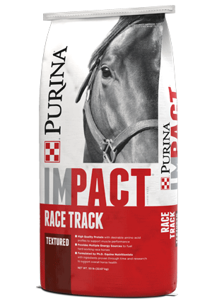 Purina® Impact® Race Track Horse Feed 12-8 Textured