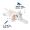 Tall Tails Stuffless Elephant Squeaker Dog Toy