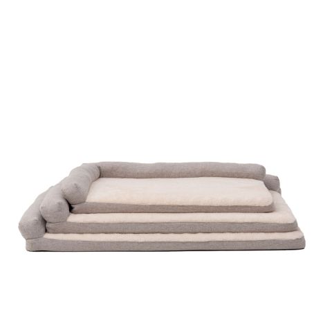 Territory Khaki Orthopedic Lounger Dog Bed