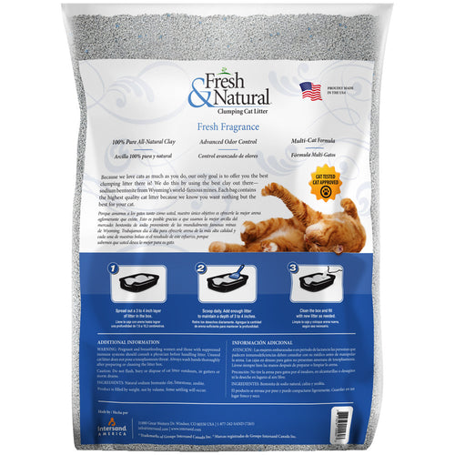 Intersand Fresh & Natural Advanced Odor Control Fresh Fragrance Clumping Cat Litter