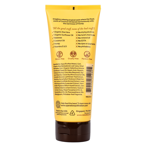 The Naked Bee 6.7 oz. Coconut & Honey Hand & Body Lotion