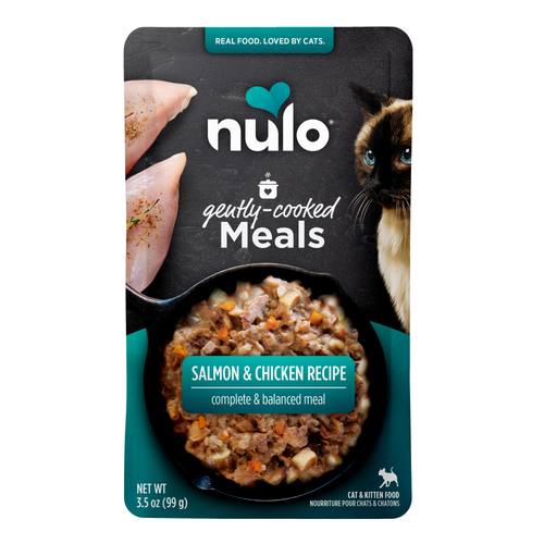 Nulo Gently-Cooked Meals Salmon & Chicken Recipe for Cats
