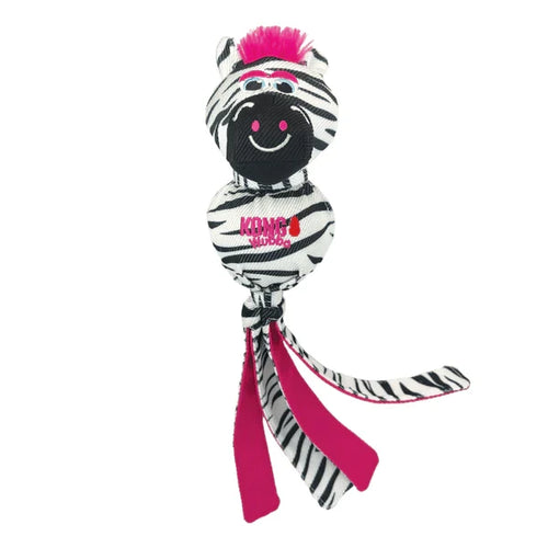 KONG Wubba Zoo Zebra Dog Toy