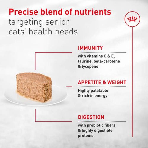 Royal Canin Aging 11+ Loaf in Sauce Wet Cat Food