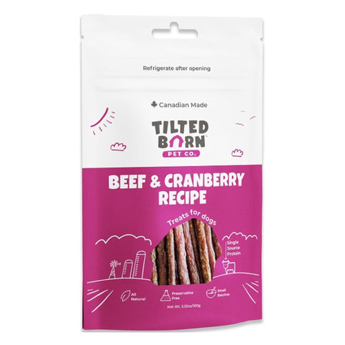 Tilted Barn Canadian Beef & Cranberry Dog Treats