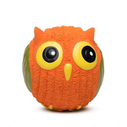 HuggleHounds Ruff-Tex Poppy the Owl Mini Dog Toy