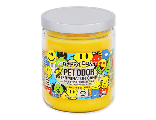 Pet Odor Exterminator Candle Happy Days 13oz