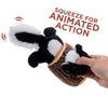 Territory Skunk in Log Moving Plush Dog Toy