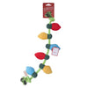 Territory String of Lights Plush Squeaker Rope Tug Dog Toy