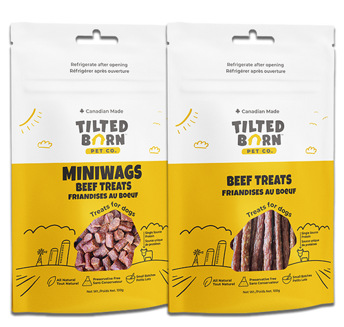 Tilted Barn Canadian Beef  Miniwags Dog Treats