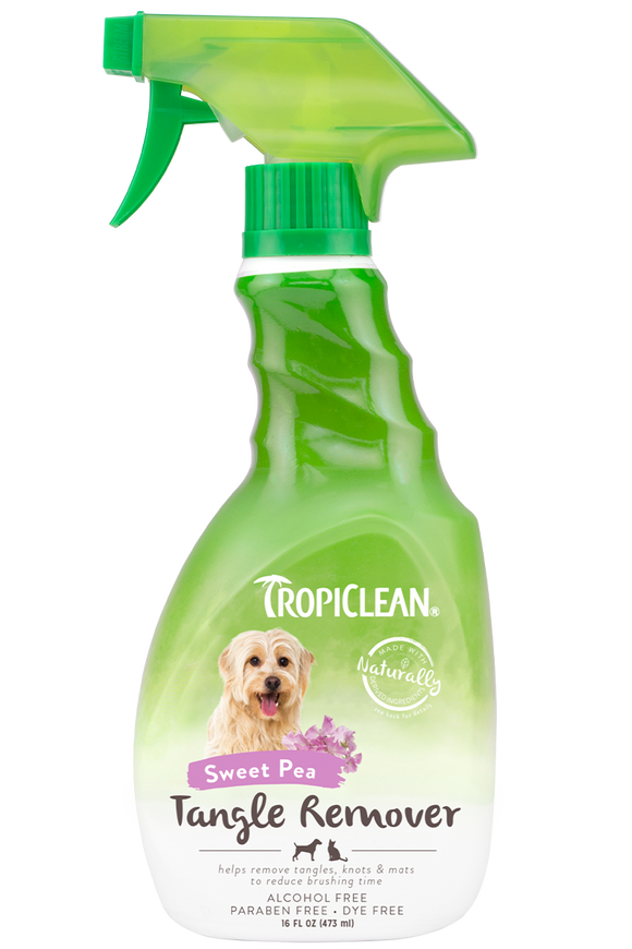 TropiClean Sweet Pea Tangle Remover Spray for Pets (16 oz)