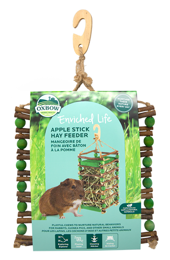 Oxbow Enriched Life - Apple Stick Hay Feeder