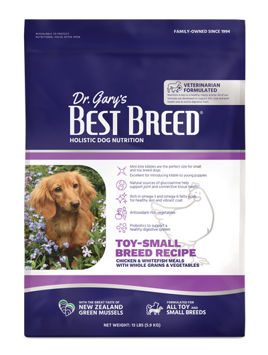 Dr. Gary's Best Breed Toy-Small Breed Recipe (13 Lb)