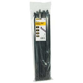 Extra Heavy Duty Cable Tie, UV Black, 17-In., 50-Pk.
