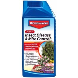 BioAdvanced 3-In-1 Insect, Disease & Mite Control, 32-oz. Concentrate