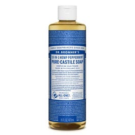 Pure Castile Liquid Soap, Peppermint, 16-oz.