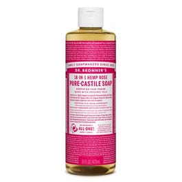 Pure Castile Liquid Soap, Rose, 16-oz.