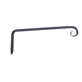 Hanging Plant Hook, Straight, Black, 10-In.