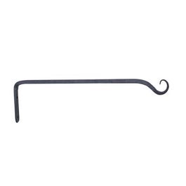 Hanging Plant Hook, Straight, Black, 15-In.