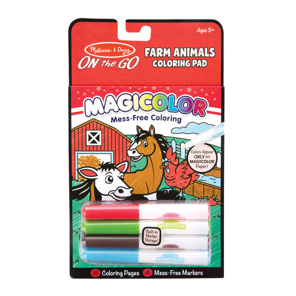 Melissa & Doug On the Go Magicolor Coloring Pad - Farm Animals