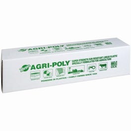 Agri-Poly Sheeting, 4.5 Mil, Black, 20 x 50-Ft.