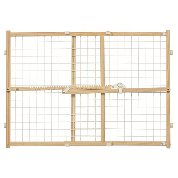 Midwest Wood and Wire Mesh Pet Gate (24