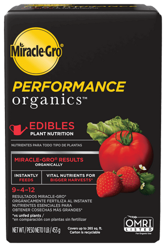 Miracle-Gro® Performance Organics® Edibles Plant Nutrition