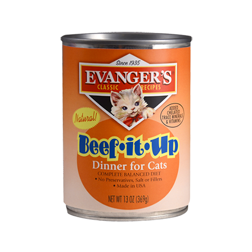 Evangers Beef It Up Beef Canned Cat Food