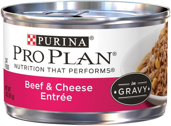 Purina Pro Plan Savor Adult Beef and Cheese Entree in Gravy