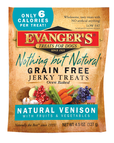 Evanger's Grain Free Venison with Fruits and Veggies Dog Treats