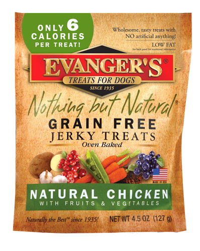Evanger's Grain Free Organic Chicken with Fruits and Veggies Dog Treats