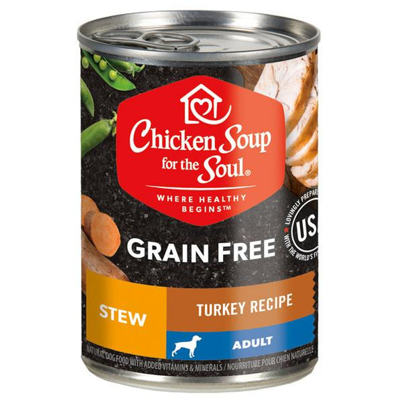 Chicken Soup For The Soul Grain Free Turkey Stew Canned Dog Food