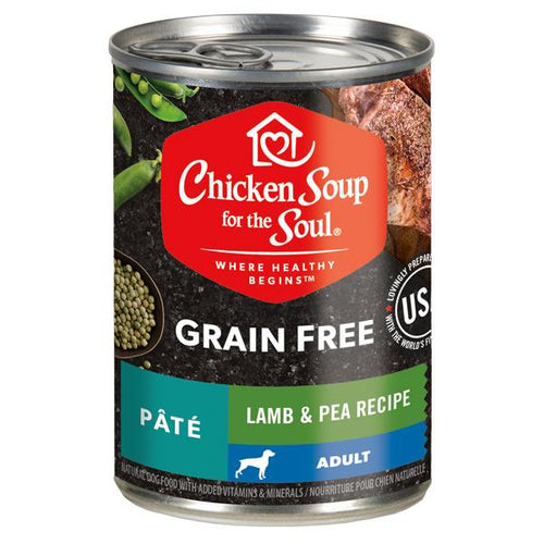 Chicken Soup For The Soul Grain Free Lamb & Pea Pate Canned Dog Food