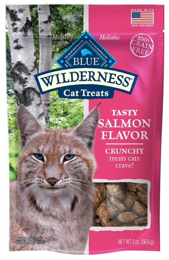 Blue Buffalo Wilderness Salmon Crunchy Cat Treats
