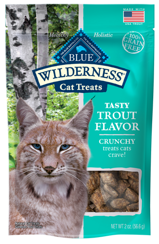 Blue Buffalo Wilderness Grain Free Trout Crunchy Cat Treats