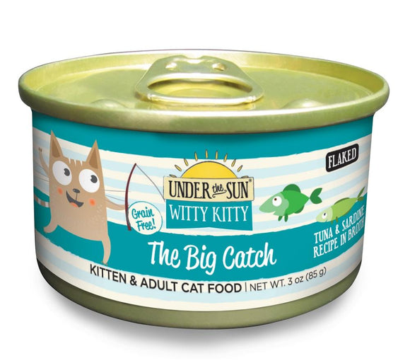 Canidae Under the Sun Witty Kitty: The Big Catch Grain Free Tuna with Sardines Flaked Canned Cat Food